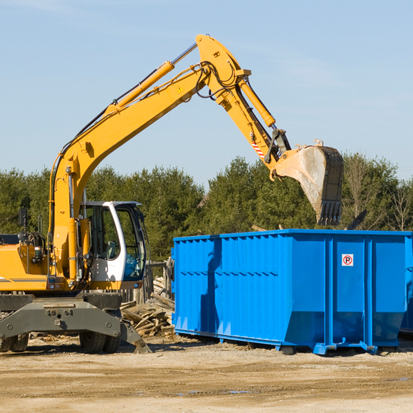 what size residential dumpster rentals are available in Devola